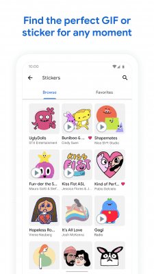 Screenshot of the application Android Messages - #3
