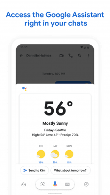 Screenshot of the application Android Messages - #5