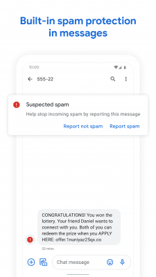 Screenshot of the application Android Messages - #6