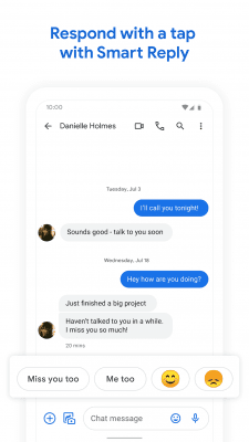 Screenshot of the application Android Messages - #7