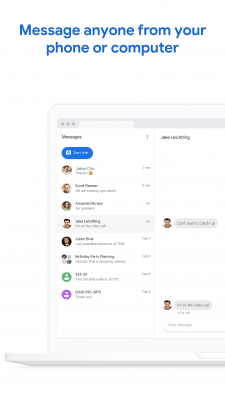 Screenshot of the application Android Messages - #8