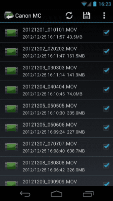 Screenshot of the application Canon Movie Converter - #3