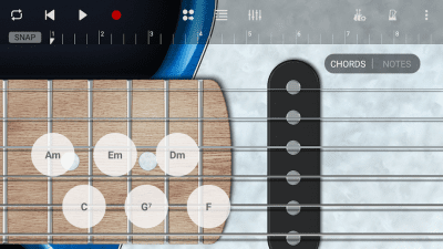 Screenshot of the application Soundcamp - #4