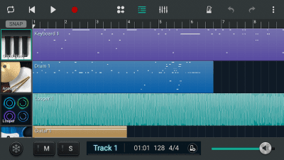 Screenshot of the application Soundcamp - #5