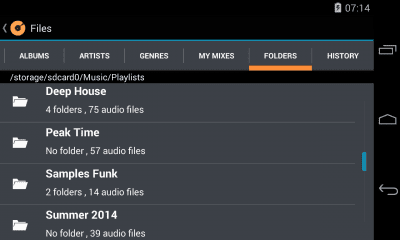 Screenshot of the application Cross DJ Hero - #5