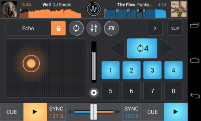 Screenshot of the application Cross DJ Hero - #6