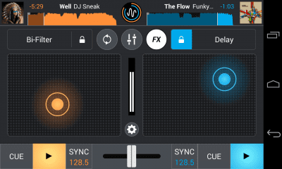Screenshot of the application Cross DJ Hero - #7