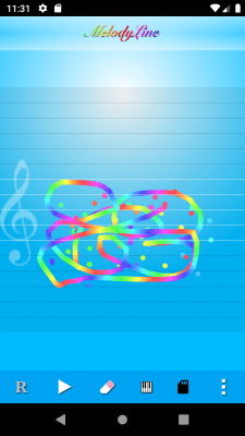 Screenshot of the application MelodyLine - Handy Composer - #1