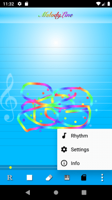 Screenshot of the application MelodyLine - Handy Composer - #2