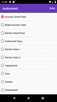 Screenshot of the application MelodyLine - Handy Composer - #4