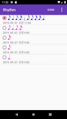 Screenshot of the application MelodyLine - Handy Composer - #5
