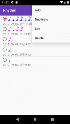 Screenshot of the application MelodyLine - Handy Composer - #6