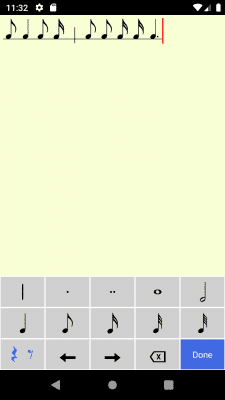 Screenshot of the application MelodyLine - Handy Composer - #7