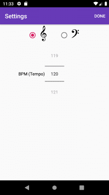Screenshot of the application MelodyLine - Handy Composer - #8