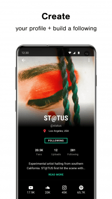 Screenshot of the application Loudly – Music. Video. People. - #7