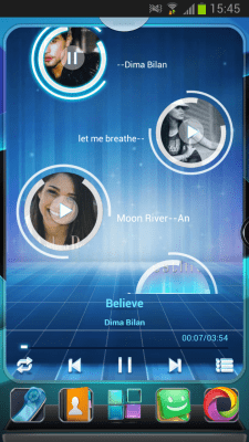 Screenshot of the application Next Music Widget - #1