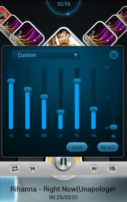 Screenshot of the application Next Music Widget - #3