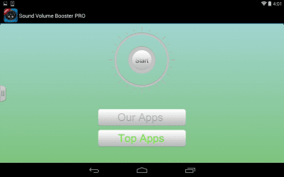 Screenshot of the application Sound Volume Booster PRO - #3