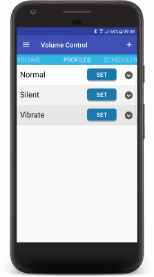 Screenshot of the application C Mobile Volume Manager - #2