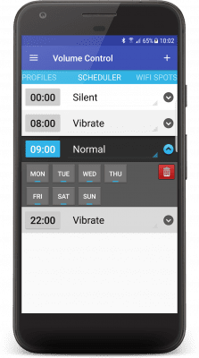Screenshot of the application C Mobile Volume Manager - #5