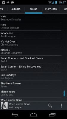 Screenshot of the application Halbert Music Player Pro - #5