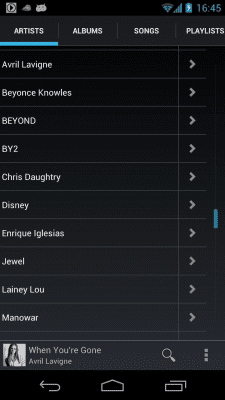 Screenshot of the application Halbert Music Player Pro - #8