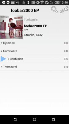 Screenshot of the application foobar2000 for Android - #2