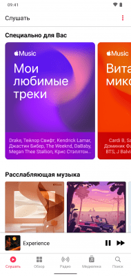 Screenshot of the application Apple Music - #4