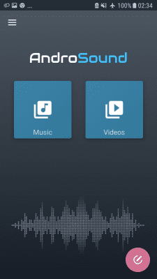 Screenshot of the application AndroSound Audio Editor - #1