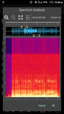 Screenshot of the application Doninn Audio Editor (Free) - #3