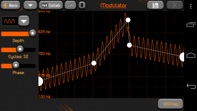 Screenshot of the application PocketBand Lite - #5