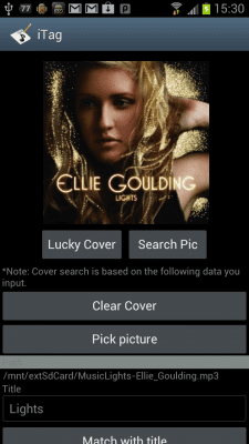Screenshot of the application iTag - #3