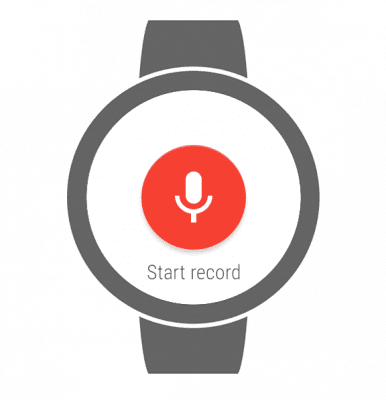 Screenshot of the application Wear Audio Recorder - #5