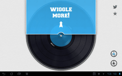 Screenshot of the application WigWiggle Lite DJ Scratch - #2