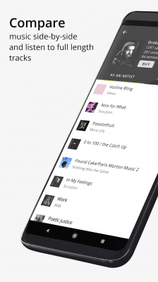 Screenshot of the application WhoSampled - #3