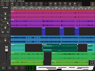 Screenshot of the application Audio Evolution Mobile DEMO - #9