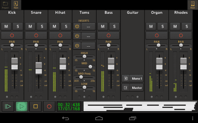 Screenshot of the application Audio Evolution Mobile DEMO - #10