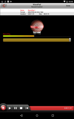 Screenshot of the application WavePad Audio Editor Free - #10