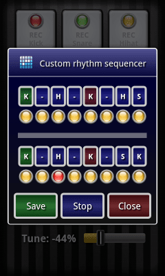 Screenshot of the application My BeatBox - #3
