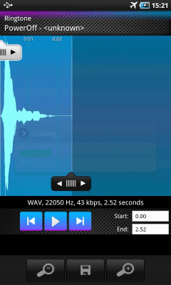 Screenshot of the application Ringtone Maker by Alpha App Team - #1