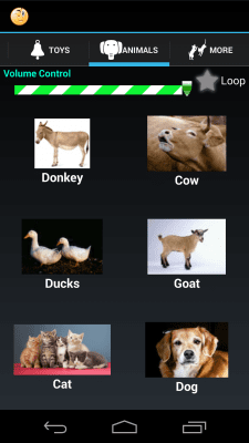 Screenshot of the application Funny sounds - #3