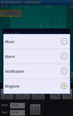 Screenshot of the application Effects: Voice MP3 Ringtones - #7