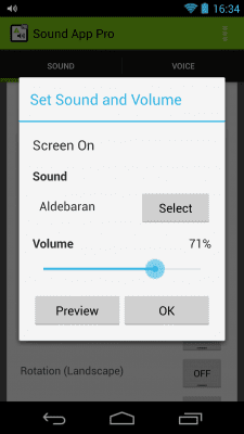 Screenshot of the application Application sound - #2