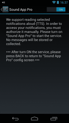 Screenshot of the application Application sound - #4