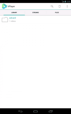 Screenshot of the application VPlayer Video Player - #3