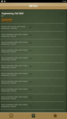Screenshot of the application Best Opencourse Video - #5
