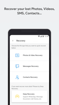 Screenshot of the application Dr.Fone - Recover deleted data - #2
