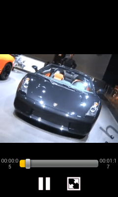 Screenshot of the application A8 Video Player (Free) - #3