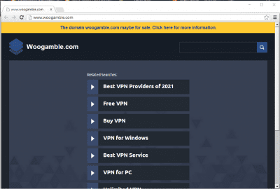 Screenshot of the application WooGamble Free Vpn Browser - #1