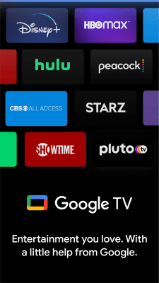 Screenshot of the application Google TV - #1